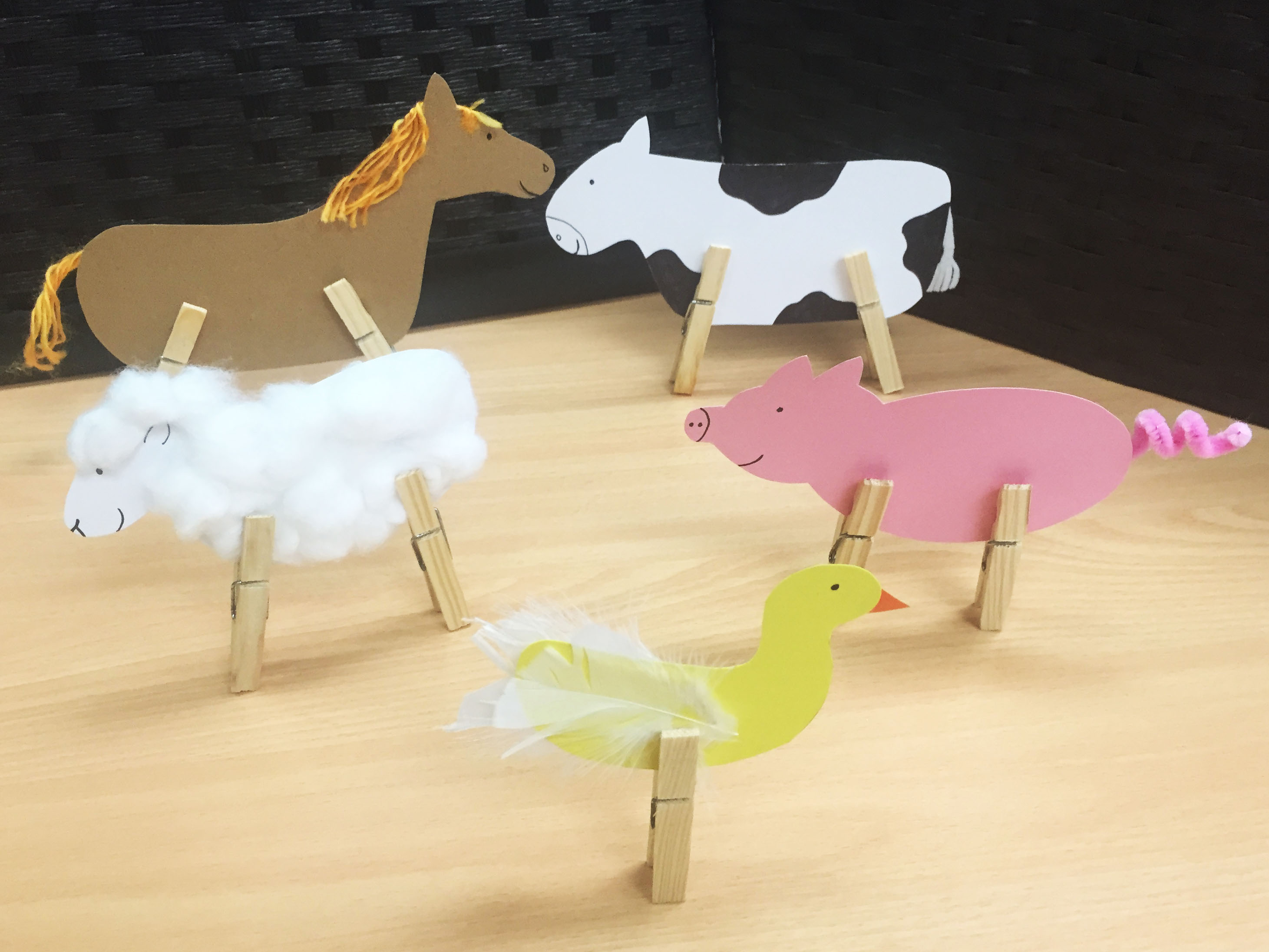 Wooden Animal Farm Set - The Clever Shop - The Clever Shop